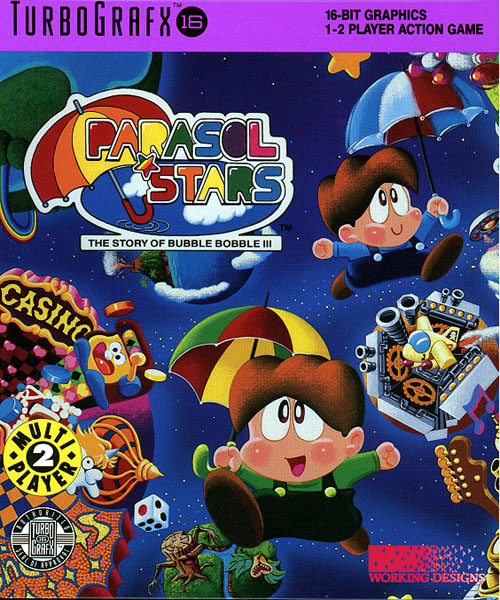 Parasol Stars - The Story of Bubble Bobble III (USA) Box Scan